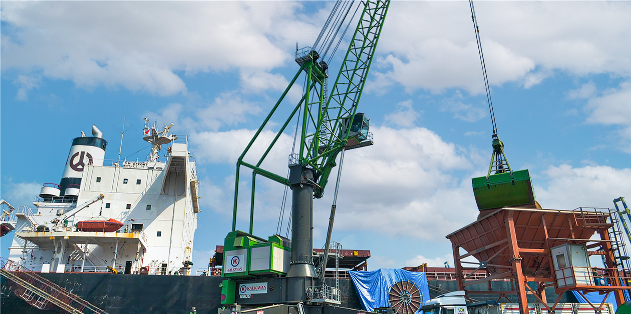 Electric Sennebogen Port Crane Used In Turkey Khl Group