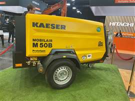 Kaeser's electric portable compressor, the M50B