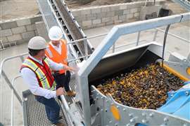 Travis Powell, President of Calgary Aggregate Recycling and Adrian Convery, Business Development Manager CDE.JPG