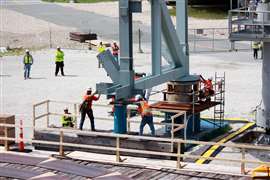 Bechtel workers start construction of NASA's Mobile Launcher 2