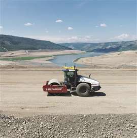 Autonomous soil compactor on a live jobsite