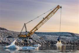 Photos | Liebherr crawler crane takes charge of dredging in Arctic ...