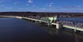 A digital representation of the new Connecticut River Bridge