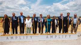 Groundbreaking for battery factory in Mississippi (Image: Accelera by Cummins)