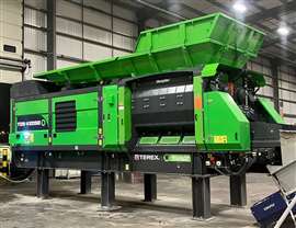 The TDS-V20SE static electric shredder from Terex Recycling Systems