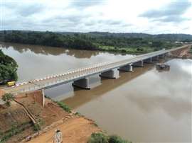 A bridges in Cameroon on which Besix has already worked together with Matiere/Metallic Bridges of Belgium