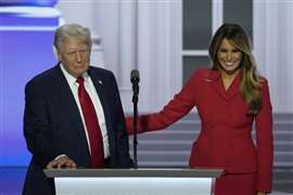 Donald and Melania Trump (Image: Reuters/Jasper Colt-USA Today)
