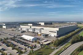The Liebherr-Logistics GmbH facility in Oberopfingen (Image: Liebherr)