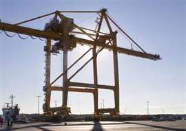 Konecranes wide span ship to shore crane