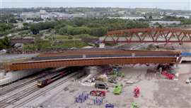 Aston Church Road bridge in England (Image: Balfour Beatty)