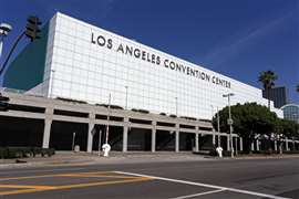 The Los Angeles Convention Center located in downtown Los Angeles, California