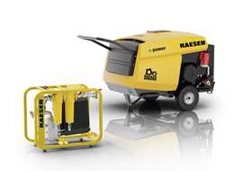 The M10E portable compressor from Kaeser Kompressoren.