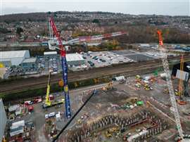 Assembled brand new Wolff 355 B luffer on Sheffield Forgemasters Brightside lane site in the UK