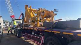 Intermax shipped 48 used cranes from Taiwan to the Middle East.