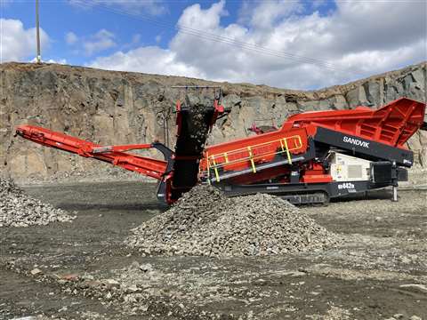 Collier's new QE442e Sandvik scalper on site