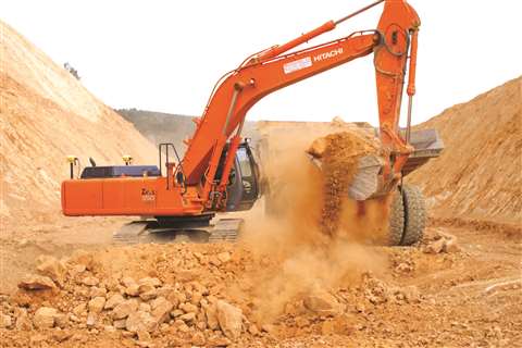 Hitachi gcs900 dual gps excavator 001 hr