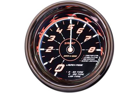 Veethree Technologies round CAN Gauge