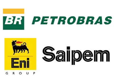 Petrobras Saipem logos
