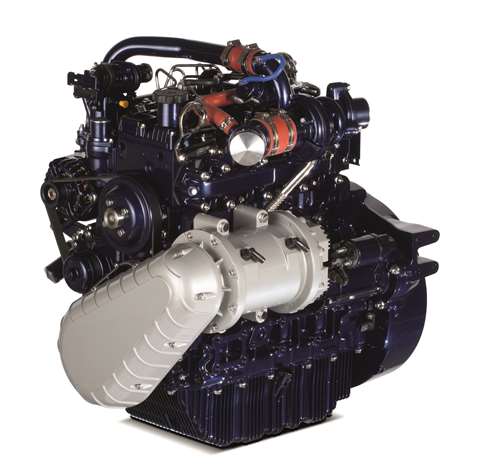 Perkins electric hybrid engine
