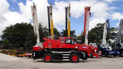 Liffey Crane Hire’s new Kato city crane